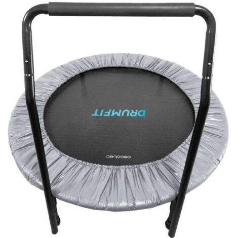 Cecotec Trampolín de Fitness Adultos Ø 92-127cm Desmontable y Plegable Drumfit Jump. Cama Elástica de 92 y 127cm, Base de 6-7 Patas, Peso Máximo 100Kg