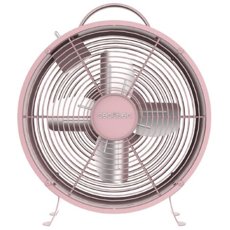 Cecotec Ventilador de sobremesa EnergySilence 400 RetroDesk Pink Cecotec