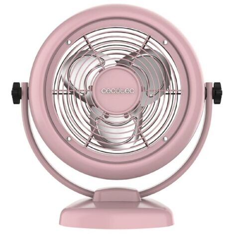 Cecotec Ventilador de sobremesa EnergySilence 800 RetroDesk Pink Cecotec