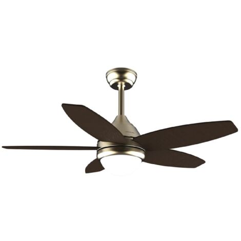 Cecotec Ventilador de techo con luz EnergySilence Aero 4200 GoldDarkWood Cecotec