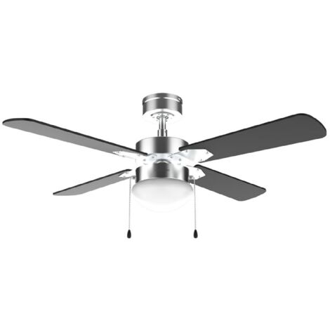 Cecotec Ventilador de techo con luz EnergySilence Aero 450 IronBlack Cecotec