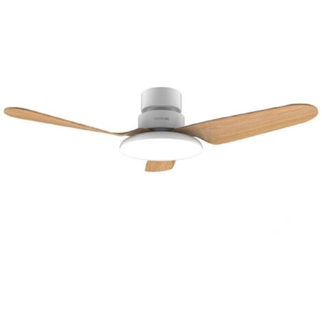Cecotec Ventilador de techo con luz EnergySilence Aero 5200 Light WhiteWood Cecotec