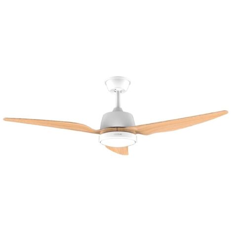 Cecotec Ventilador de techo con luz EnergySilence Aero 5250 WhiteWood Cecotec