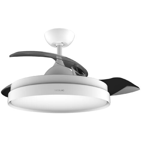 Cecotec Ventilador de techo con luz Ventilador de techo EnergySilence Aero 4280 Invisible White