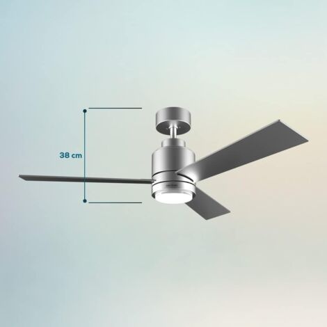 Cecotec Ventilador de techo moderno acero inoxidable