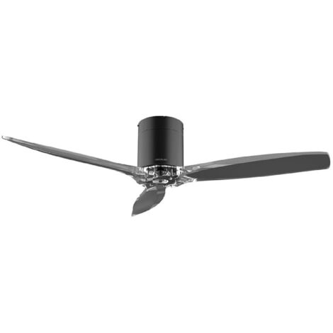 Cecotec Ventilador de techo sin luz EnergySilence Aero 5285 BlackTransparent Connected Cecotec