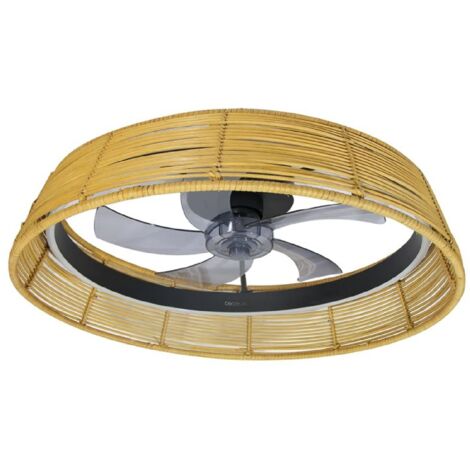 Cecotec Ventilateurs de plafond avec lumière EnergySilence LampAero 600 Natural Design