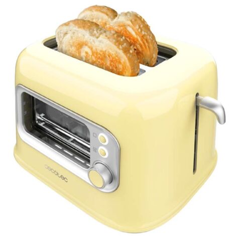Cecotec Vertikale Toaster RetroVision Yellow