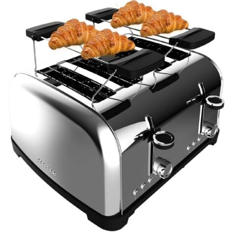Cecotec Vertikale Toaster Toastin' time 850 Double Inox