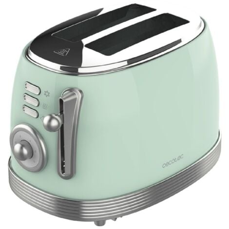 Cecotec Vertikale Toaster Toast&Taste 800 Vintage Light Green