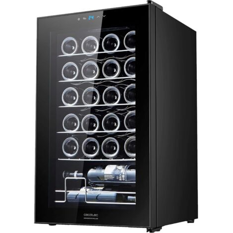 CECOTEC VINOTECA GrandSomelier 2450 BLACK 24 Botellas