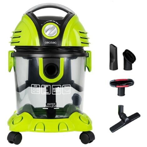 cecotec Wet Dry T Aspirateur Noir Vert 1400 W