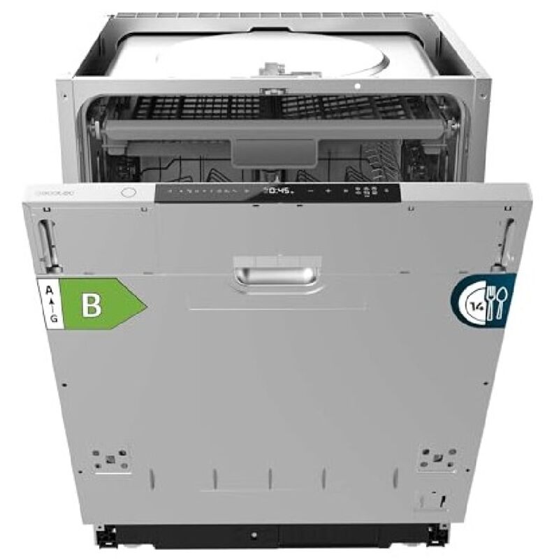 Cecotec Lave-vaisselle Tout Int&eacute;grable Bolero Aguazero 8001 Avec Troisi&egrave;me Panier 14 Couverts
