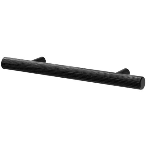Cedar Matt Black 96mm Knurled Bar Furniture Handle