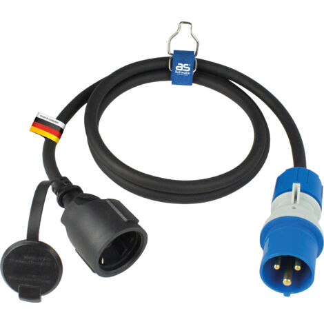 CEE Adapterleitung mit Spannungsanzeige 1,5m H07RN-F 3G2,5 IP44