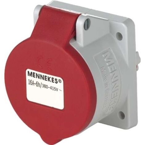 CEE-ANBAUSTECK.5X16A 400V 6H, IP44, TWINCONTACT MENNEKES 3385