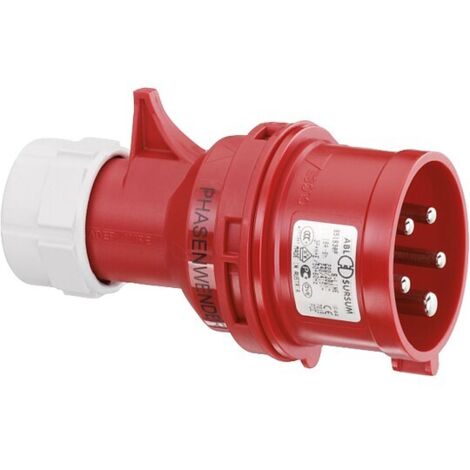 CEE - Phasenwender 16 A, IP44 - rot