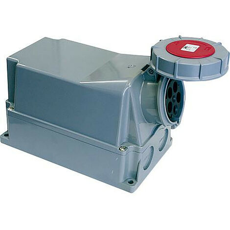 CEE-Prise murale 63A, 400V Power Twist, IP66/67 (grande) fermetures borgnes incluses