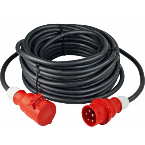 CEE-Rallonge électrique 16A - 50m H07RNF-5G2,5, 400 V