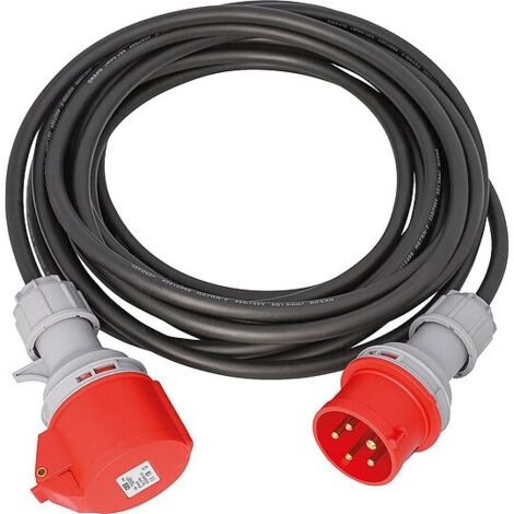 CEE-Verlängerungsleitung H07RN-F, 400V/16A, 5 x 2,5 mm², 25m