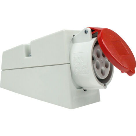 CEE Wanddose aus Polyamid 5-polig 400V 16A 6h IP44
