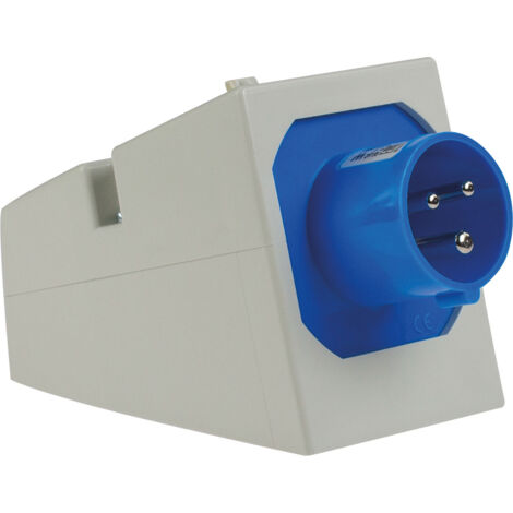 CEE Wandgerätestecker Polyamid max 2,5mm² 3-polig 230V 16A IP44