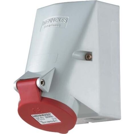 CEE-WANDSTECKD.5X32A 400V 6H, IP44, TWINCONTACT MENNEKES 422