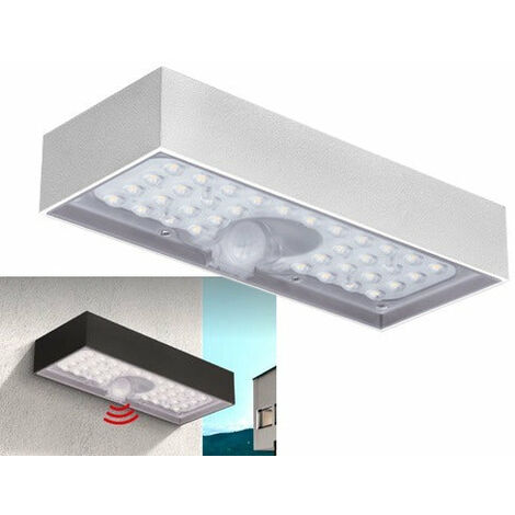 Cefoniera Applika LED -LED -Wandlampe mit Solarpanel und 6 Watt 800 Lumen Century Domino -Bewegungssensoren