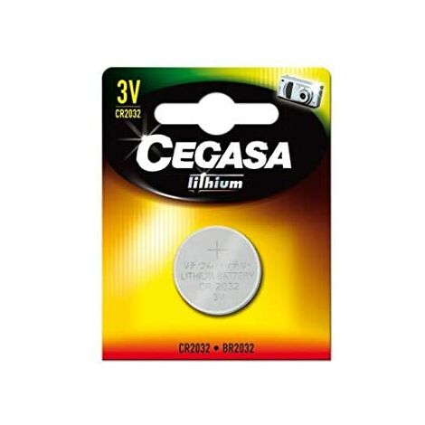 Cegasa pila litio boton cr2032 3v bt blister