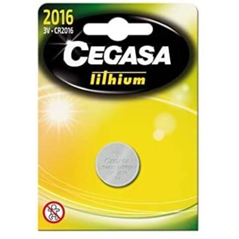 Cegasa 21481 - Pila boton litio cr2016 3v-bt