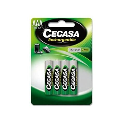 Cegasa Akku hr03 800 mah 1 2v bl.4 Stk.