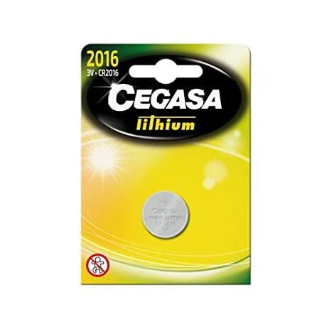 Cegasa pila litio boton cr2016 3v bt blister