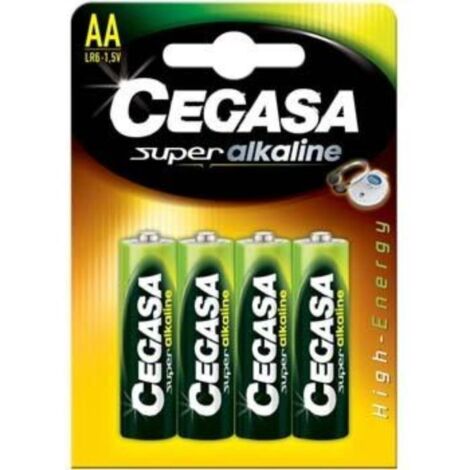 CEGASA pila super alkaline aa lr6 (4 uns) , 0BLISTER , CEGASA pila super alkaline aa lr6 (4 uns) , 0BLISTER