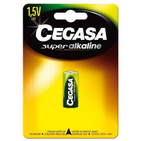 CEGASA Superalkaline - Pack Pila LR1, Color Verde