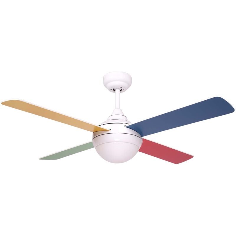 Ceiling fan Balloo Multicolor with Light & Remote