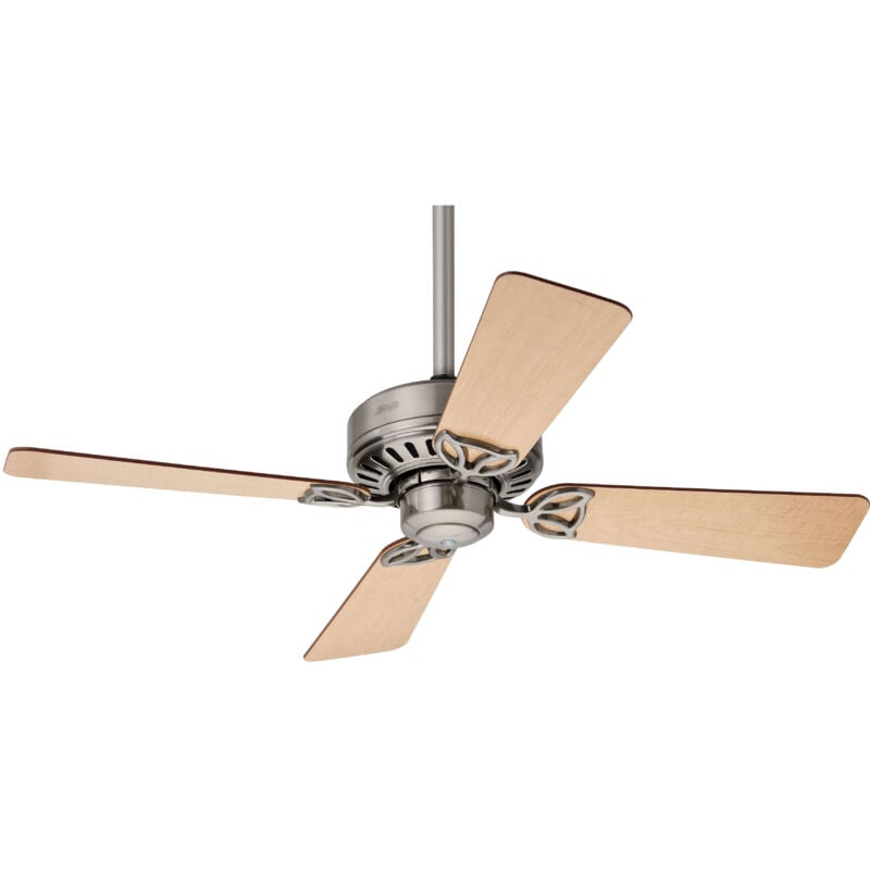 Ceiling fan Bayport Nickel with pull cord