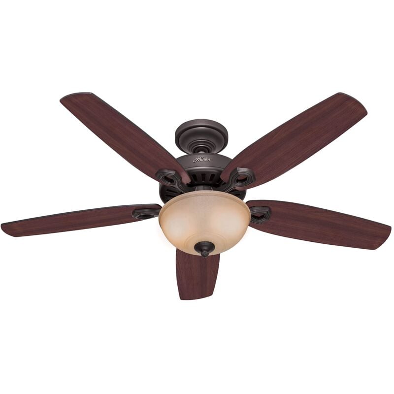 Ceiling Fan Builder Deluxe Bronze with Lights