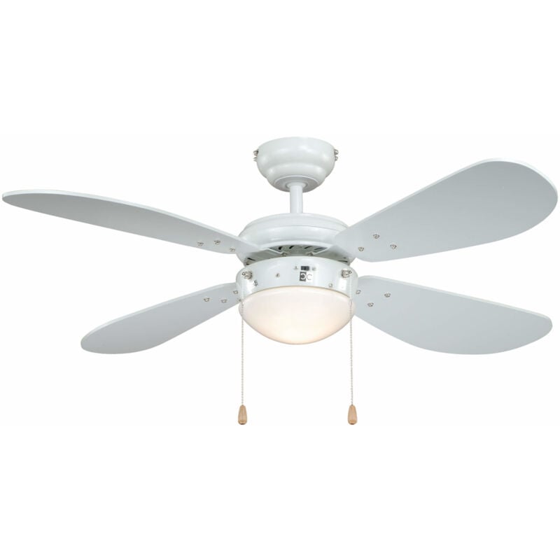 Ceiling fan Classic White with Light