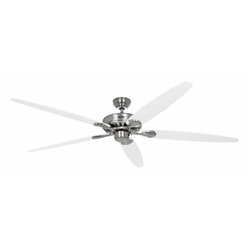 Ceiling Fan Classic Royal Brushed Chrome 180 wh-lg