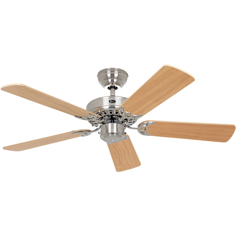 Ceiling Fan Classic Royal Brushed Chrome 103