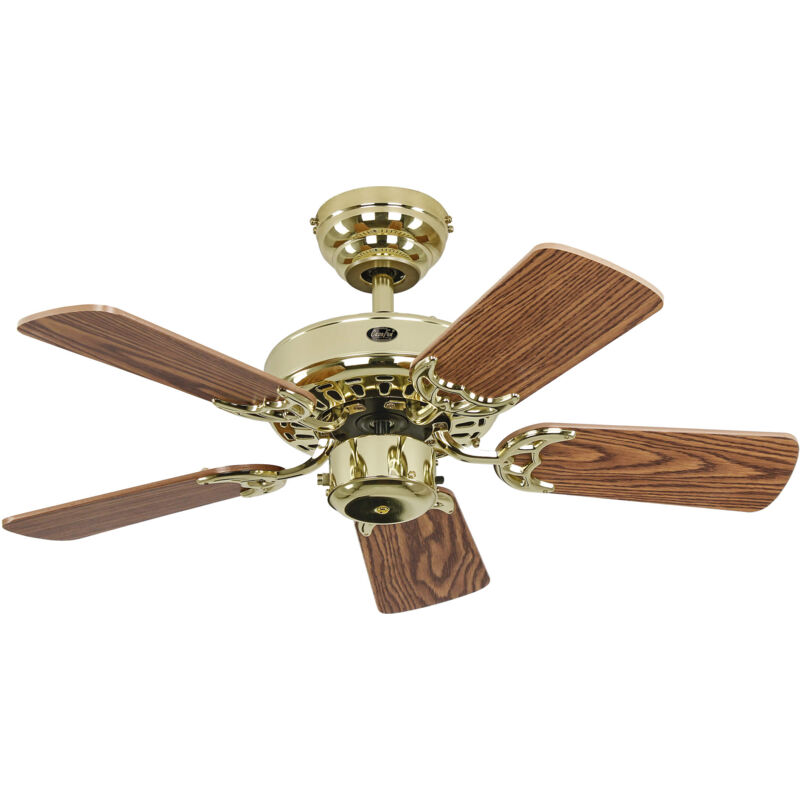 Ceiling Fan Classic Royal Polished Brass 75