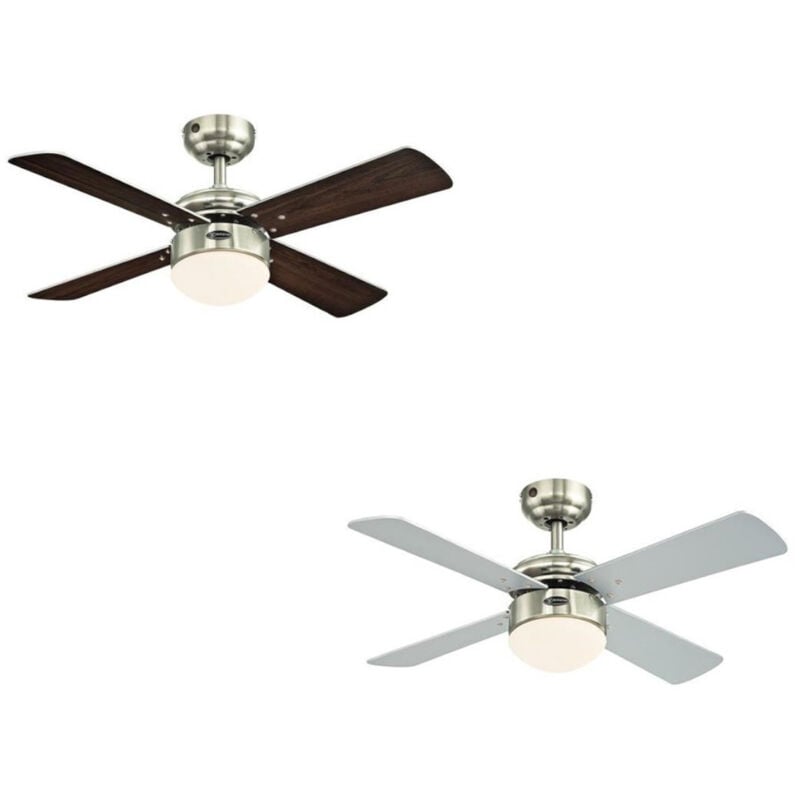 Ceiling fan Colosseum Nickel with led and remote