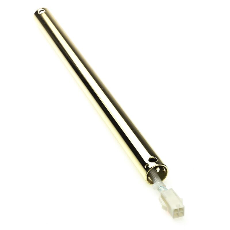 Ceiling fan extension rod brass polished various lengths