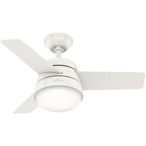 Ceiling Fan Finley S White with Lights & Remote