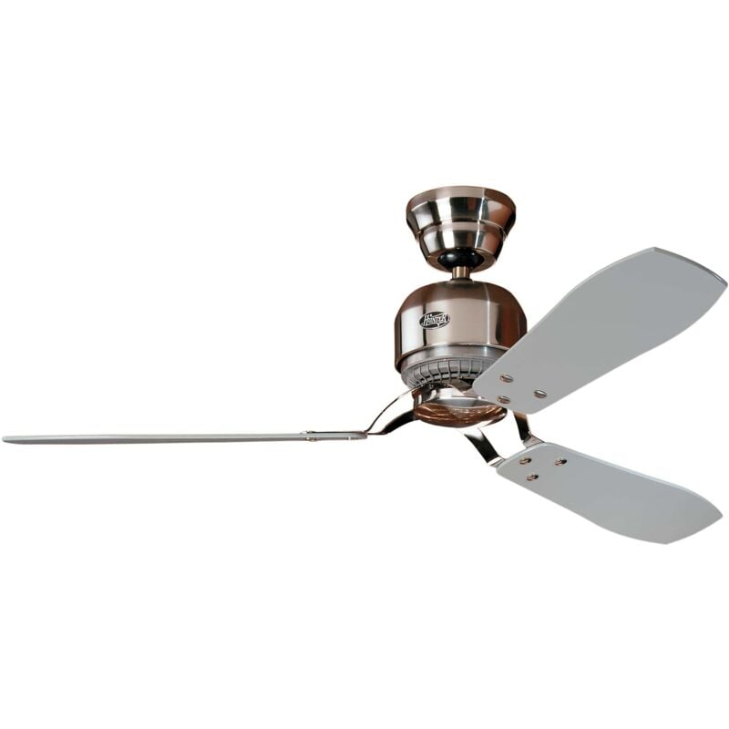 Ceiling Fan Industrie II Chrome with Wall Control