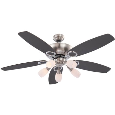 Ceiling fan Jerry 130cm / 51" with light and pull cords