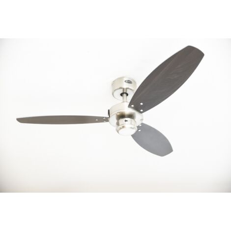 Ceiling fan Jet Nickel 105cm / 42" with pull chain
