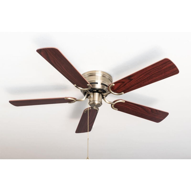 Pepeo - Ceiling fan Kisa Deluxe ab Rosewood / Walnut