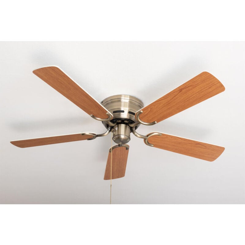 Pepeo - Ceiling fan Kisa Deluxe ab White / Maple