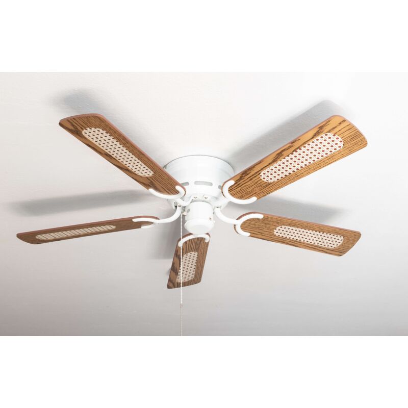 Ceiling fan Kisa Deluxe WH Oak / Walnut